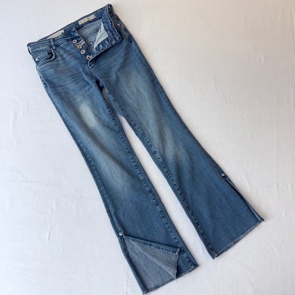 Pilcro and the Letterpress Denim - Pilcro and the Letterpress Anthropologie High Rise Skinny Bootcut Jeans Blue 26